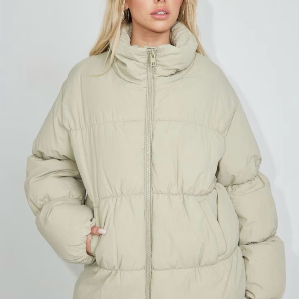 Garage Women's Beige Puffer Jacket